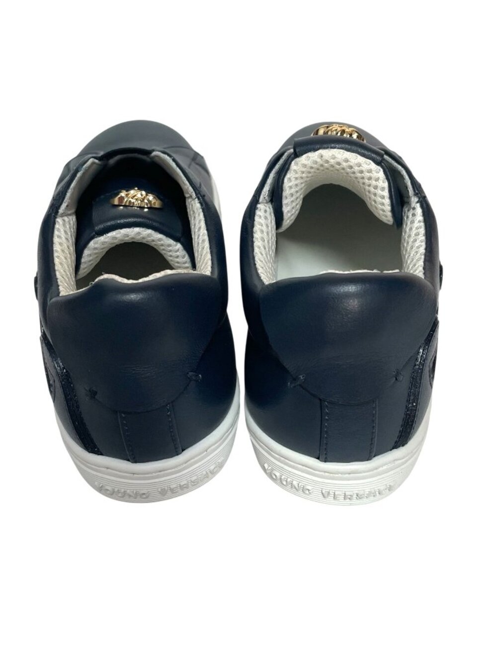 Versace Young leather low tops sneakers 13 31 - Picture 4 of 9